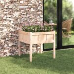 vidaXL Záhradný kvetináč Príroda 70 x 70 x 70 cm