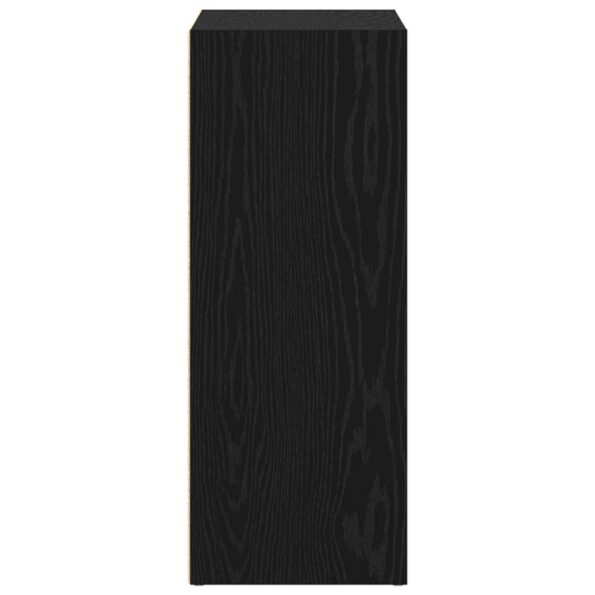 vidaXL Regál na knihy Čierny dub 60 x 30 x 76.5 cm Kompozitné drevo – Obrázok 5