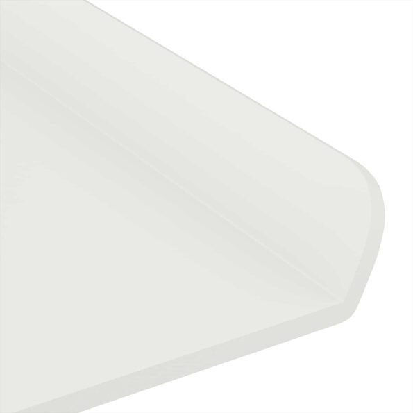 vidaXL Stenná polica s poličkou Nástenný 2 pcs Biela 30 x 9 x 2,5 cm – Obrázok 9