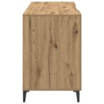 vidaXL Stôl Remeselnícky dub 140 x 50 x 75 cm Kompozitné drevo – Obrázok 7
