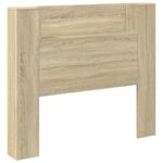 vidaXL Čelo postele so stroboskopom Sonoma 120 x 16,5 x 103,5 cm – Obrázok 2
