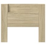 vidaXL Čelo postele so stroboskopom Sonoma 120 x 16,5 x 103,5 cm – Obrázok 5