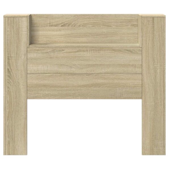 vidaXL Čelo postele so stroboskopom Sonoma 120 x 16,5 x 103,5 cm – Obrázok 5