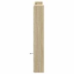 vidaXL Čelo postele so stroboskopom Sonoma 120 x 16,5 x 103,5 cm – Obrázok 6