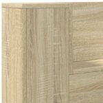 vidaXL Čelo postele so stroboskopom Sonoma 120 x 16,5 x 103,5 cm – Obrázok 8