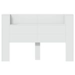 vidaXL Čelo postele so stroboskopom Biely 160 x 16,5 x 103,5 cm – Obrázok 5