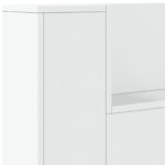 vidaXL Čelo postele so stroboskopom Biely 160 x 16,5 x 103,5 cm – Obrázok 8