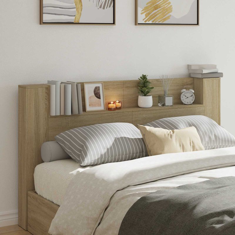 8006545_1.jpg vidaXL Čelo postele so stroboskopom Sonoma 180 x 16,5 x 103,5 cm – Obrázok 1
