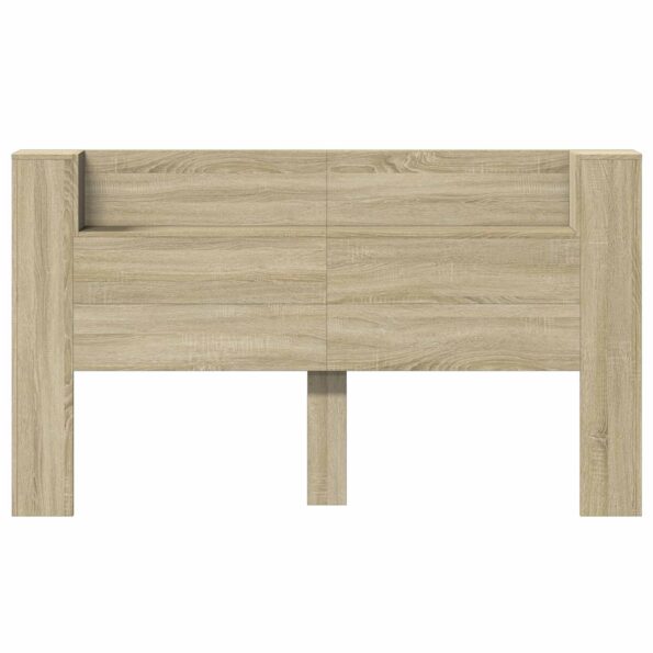 vidaXL Čelo postele so stroboskopom Sonoma 180 x 16,5 x 103,5 cm – Obrázok 5
