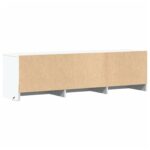 vidaXL TV skrinka s LED Biela 140 x 34 x 40 cm Kompozitné drevo – Obrázok 7