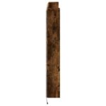 vidaXL Čelo postele so stroboskopom Údený Dub 140 x 16,5 x 103,5 cm – Obrázok 6