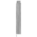 vidaXL Čelo postele so stroboskopom Sivá Sonoma 140 x 16,5 x 103,5 cm – Obrázok 6