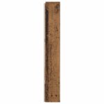 vidaXL Čelo postele so stroboskopom Staré drevo 140 x 16,5 x 103,5 cm – Obrázok 6