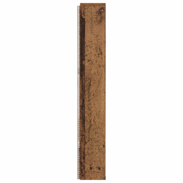 vidaXL Čelo postele so stroboskopom Staré drevo 140 x 16,5 x 103,5 cm – Obrázok 6