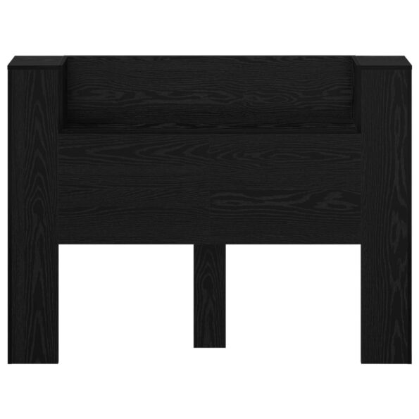 vidaXL Čelo postele so stroboskopom Čierny dub 140 x 16,5 x 103,5 cm – Obrázok 5