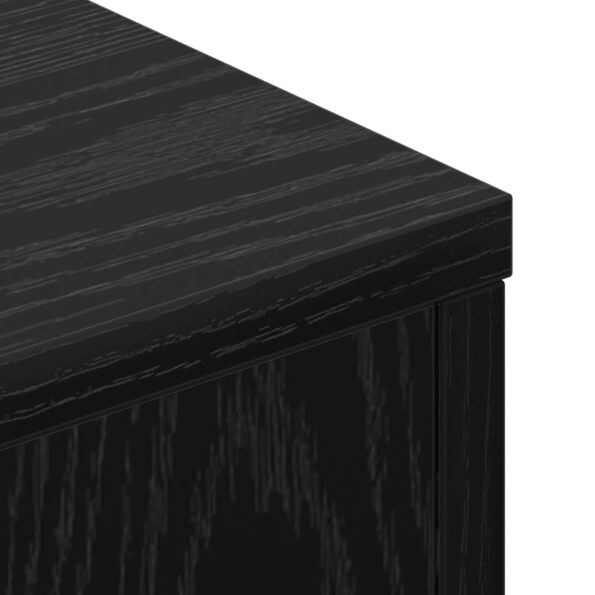vidaXL Čelo postele so stroboskopom Čierny dub 140 x 16,5 x 103,5 cm – Obrázok 8