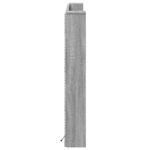 vidaXL Čelo postele so stroboskopom Sivá Sonoma 160 x 16,5 x 103,5 cm – Obrázok 6