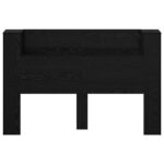 vidaXL Čelo postele so stroboskopom Čierny dub 160 x 16,5 x 103,5 cm – Obrázok 5