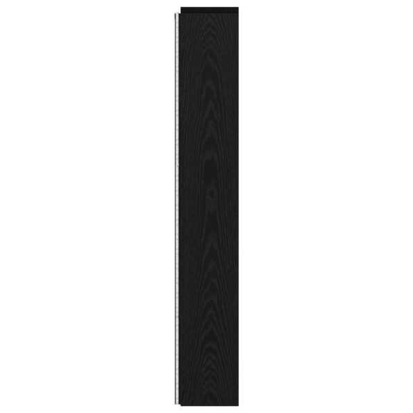 vidaXL Čelo postele so stroboskopom Čierny dub 160 x 16,5 x 103,5 cm – Obrázok 6