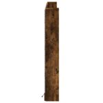 vidaXL Čelo postele so stroboskopom Údený Dub 180 x 16,5 x 103,5 cm – Obrázok 6