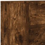 vidaXL Čelo postele so stroboskopom Údený Dub 180 x 16,5 x 103,5 cm – Obrázok 8