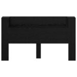 vidaXL Čelo postele so stroboskopom Čierny dub 180 x 16,5 x 103,5 cm – Obrázok 5