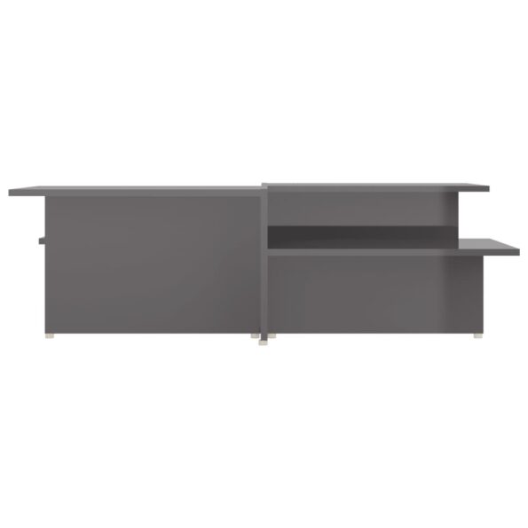vidaXL Konferenčné stolíky 2 ks, lesklé sivé 111,5x50x33 cm – Obrázok 4