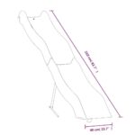 vidaXL Šmýkačka modrá 210x40 cm polypropylén – Obrázok 7