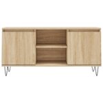 vidaXL TV skrinka dub sonoma 104x35x50 cm kompozitné drevo – Obrázok 5