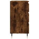 vidaXL Komoda dymový dub 60x35x70 cm spracované drevo – Obrázok 7