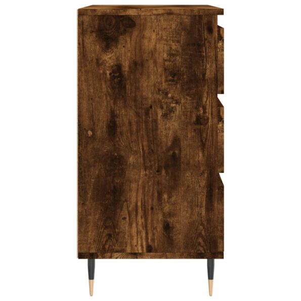 vidaXL Komoda dymový dub 60x35x70 cm spracované drevo – Obrázok 7