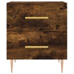 vidaXL Nočný stolík dymový dub 40x35x47,5 cm kompozitné drevo – Obrázok 6
