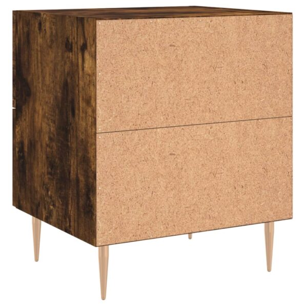 vidaXL Nočný stolík dymový dub 40x35x47,5 cm kompozitné drevo – Obrázok 8