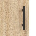 vidaXL Komoda dub sonoma 69,5x34x90 cm kompozitné drevo – Obrázok 10
