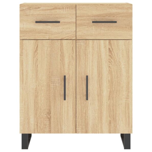 vidaXL Komoda dub sonoma 69,5x34x90 cm kompozitné drevo – Obrázok 6