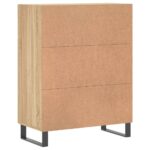 vidaXL Komoda dub sonoma 69,5x34x90 cm kompozitné drevo – Obrázok 8