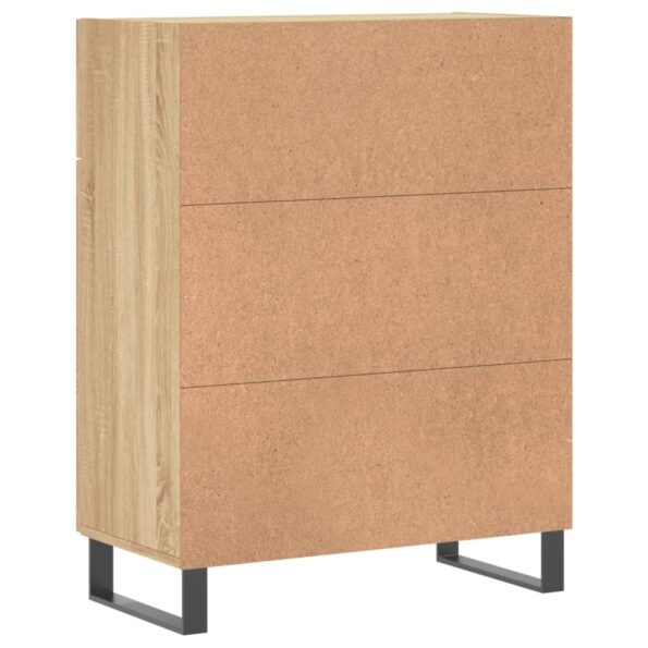 vidaXL Komoda dub sonoma 69,5x34x90 cm kompozitné drevo – Obrázok 8