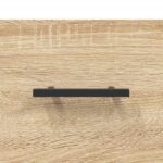 vidaXL Komoda dub sonoma 69,5x34x90 cm kompozitné drevo – Obrázok 9