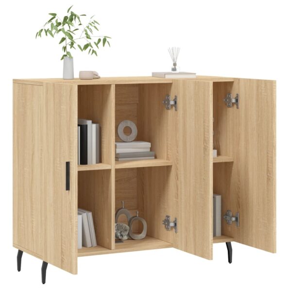 vidaXL Komoda dub sonoma 90x34x80 cm kompozitné drevo – Obrázok 4