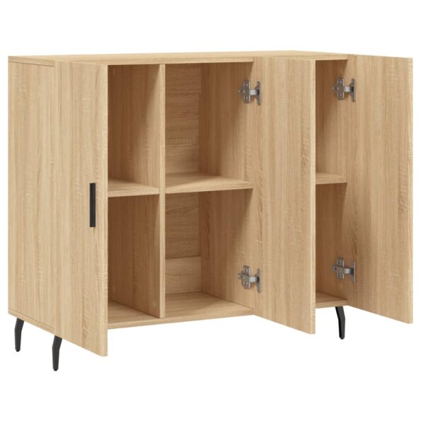 vidaXL Komoda dub sonoma 90x34x80 cm kompozitné drevo – Obrázok 5