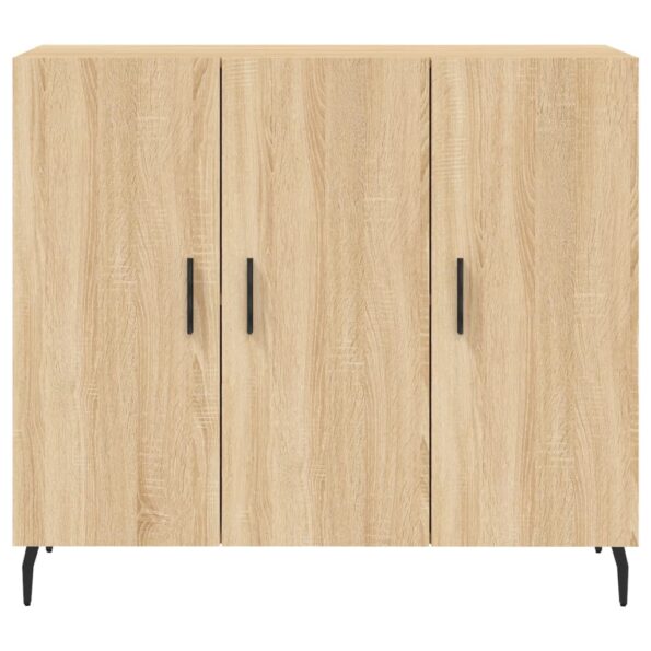 vidaXL Komoda dub sonoma 90x34x80 cm kompozitné drevo – Obrázok 6
