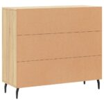 vidaXL Komoda dub sonoma 90x34x80 cm kompozitné drevo – Obrázok 8