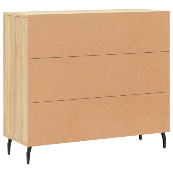 vidaXL Komoda dub sonoma 90x34x80 cm kompozitné drevo – Obrázok 8