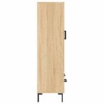 vidaXL Vysoká skrinka dub sonoma 69,5x31x115 cm kompozitné drevo – Obrázok 7