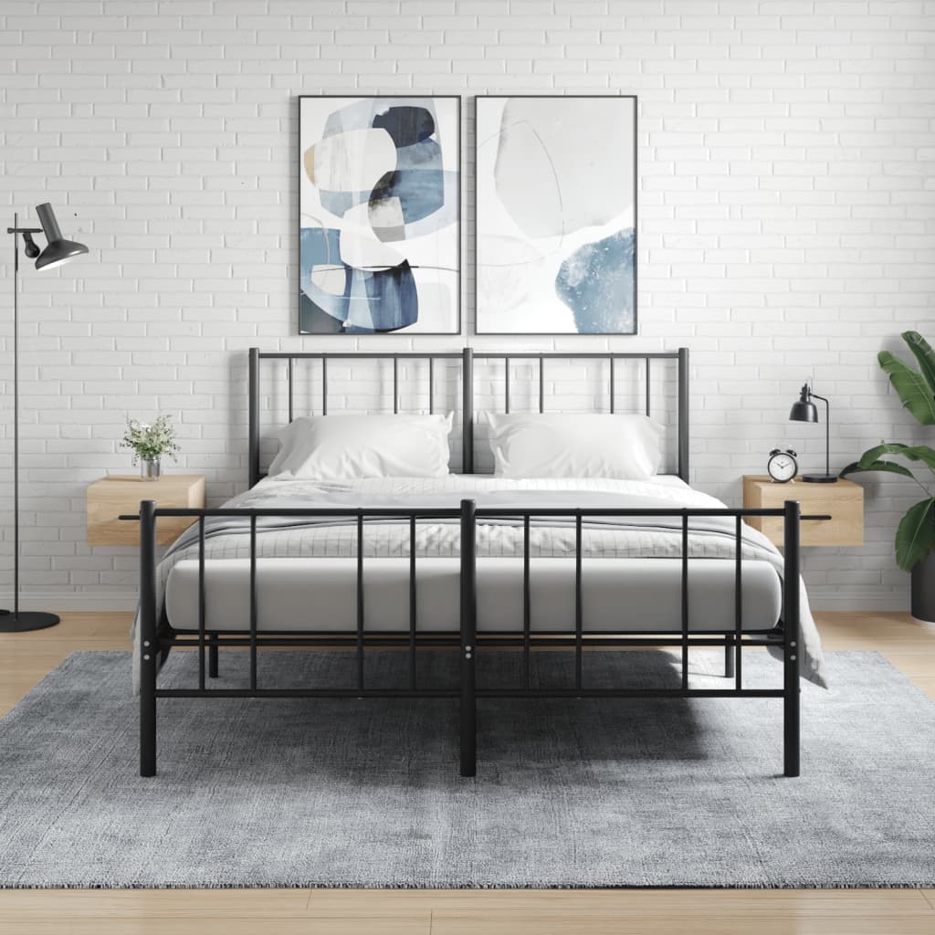 829843_1.jpg vidaXL Nástenné nočné stolíky 2 ks dub sonoma 35x35x20 cm – Obrázok 1