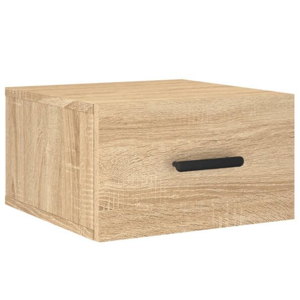 vidaXL Nástenné nočné stolíky 2 ks dub sonoma 35x35x20 cm – Obrázok 5