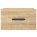 vidaXL Nástenné nočné stolíky 2 ks dub sonoma 35x35x20 cm – Obrázok 6