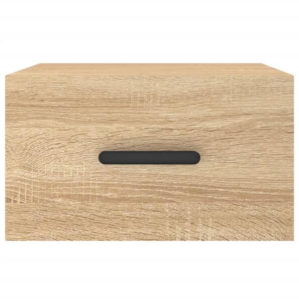 vidaXL Nástenné nočné stolíky 2 ks dub sonoma 35x35x20 cm – Obrázok 6