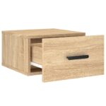 vidaXL Nástenné nočné stolíky 2 ks dub sonoma 35x35x20 cm – Obrázok 7