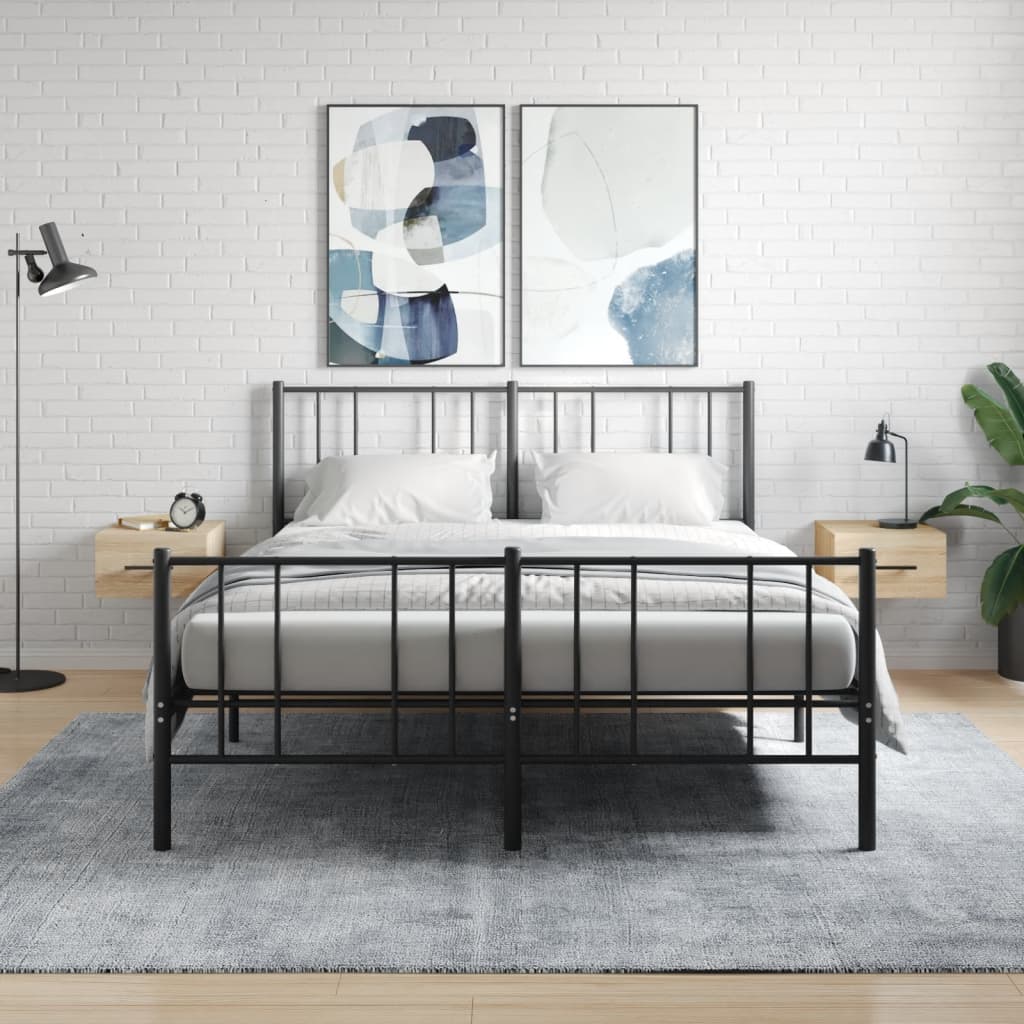 829875_1.jpg vidaXL Nástenné nočné stolíky 2 ks dub sonoma 35x35x20 cm – Obrázok 1
